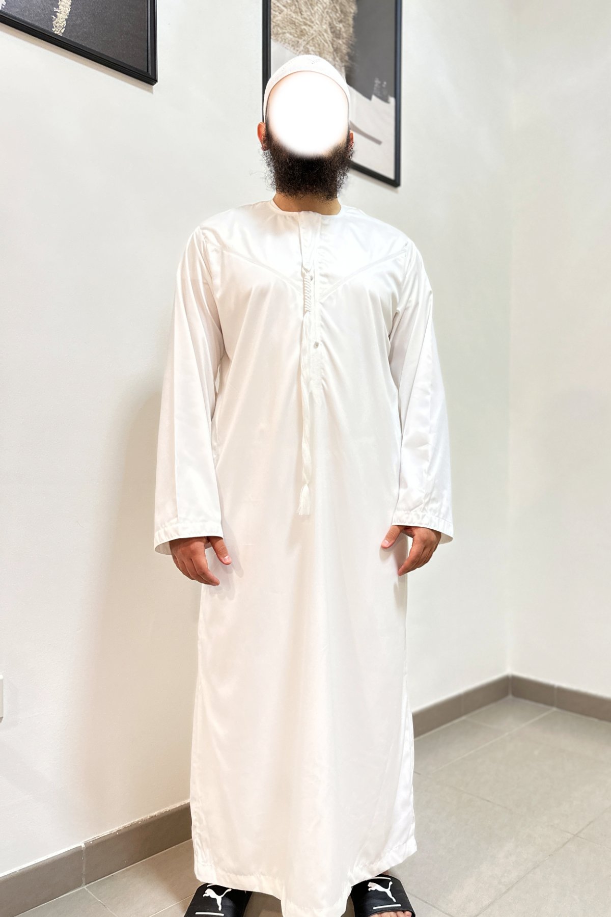 Qamis Émirati Satiné Made in Emirates 🇦🇪